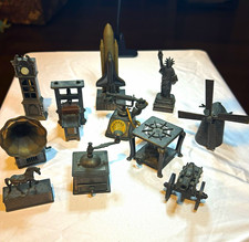 Vintage Hong Kong Die Cast Pencil Sharpeners Lot 11 Miniatures Space Shuttle picture