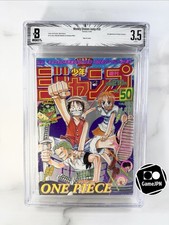 BGS 3.5 Weekly Shonen Jump #50 1997 One Piece 3rd Cover Appearance Graded Manga picture
