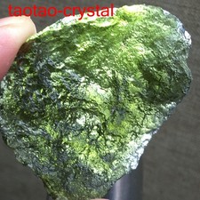 66.8Ct MOLDAVITE, COLLECTOR GRADE Very Rare Piece Guaranteed Authentic picture