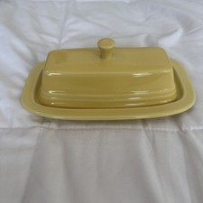 Fiesta Marigold  1/4 Lb Covered Butter Dish picture