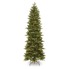 National Tree Company 6.5 Ft Slim Pre Lit Artificial Christmas Tree (Open Box) picture