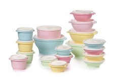 Tupperware Heritage Collection 36 Piece Food Small to Medium, Vintage Colors  picture