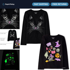 The Children's Place Kids' All Holidays,Birthdays Long Sleeve Graphic T-Shirts,2 picture