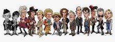 Tom Richmond SIGNED Doctor Who Mad Magazine Art Print ~ David Tennant Matt Smith picture