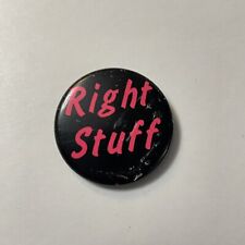 New Kids On The Block Right Stuff Pinback Button Concert Tour Vintage 1990 picture