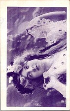 Woman,  Flowered costume picture