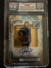 2026 Topps Chrome Disney Authentic Gold #AA-JGF Jonathan Groff Kristoff Auto /50 picture