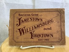 Vintage James Town, Williamsburg, Yorktown Souvenier Guide 1907 Tercentennial picture