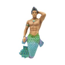 December Diamonds Emerald Merman Christmas Ornament Resin Decoration 5555170 picture