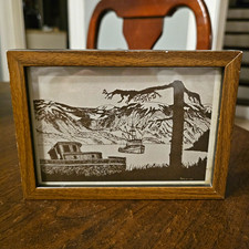 Vintage 1981 Pacific Northwest Commercial Fishing Block Print by P.L. Andresen picture