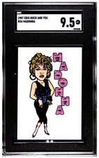 1987 MADONNA Trading Card Edis Rock & You #34 SGC 9.5 Pop 1 Highest HOF Rare picture