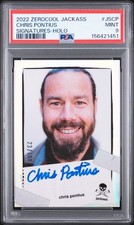 2022 ZEROCOOL JACKASS SIGNATURES HOLO #JSCP CHRIS PONTIUS 23/100 PSA 9 AUTO picture