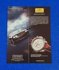 Breitling for Bentley 6.75 Vintage Chronograph Wristwatch 2008 Classic Print Ad picture