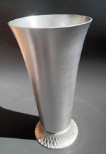 Vintage Kensington Aluminum Marlborough Vase Art Deco Lurelle Guild 7 Inch picture