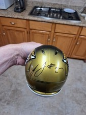 Leonard Fournette Autographed Signed Jacksonville Jaguars Mini Helmet LSU TIGERS picture