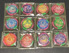 Flamingo Hilton Reno $5 Casino Chip Set-12 Pc- Zodiac Signs- Complete- New picture