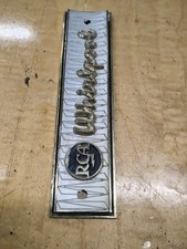 RARE Vintage RCA Whirlpool Refrigerator Fridge Gold Emblem Badge Logo Ornament  picture