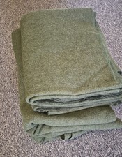 4 OD Wool USGI Northwest Woolen Mills Survival Blankets Family Surplus 66
