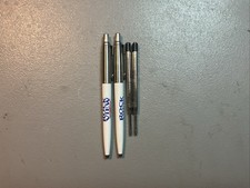 NEW - Lot Of 2 Vintage Parker Jotter Ballpoint Pens Black Made in U.K picture