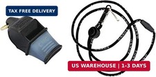 Fox 40 Sonik Blast CMG Whistle with Lanyard, Black picture