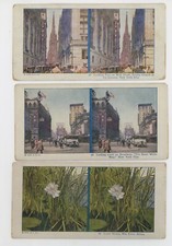 100 COLOR LITHO STEREOVIEWS, 1900-1925, A. C. Co. & others, REF. #10926 picture