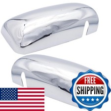 Chrome Door Mirror Covers Pair for 2008-2017 Kenworth T660 picture