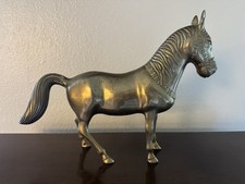 Vintage Solid Brass Horse Figurine picture