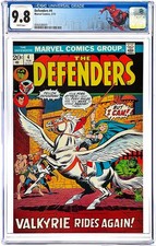 Defenders #4 CGC 9.8 WP 1973 Marvel Comics 1st Appearance VALKYRIE (Custom Slab) picture