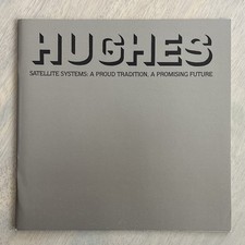 Very Rare Vintage 1982 Hughes Satellite Systems Brochure - excellent condition picture