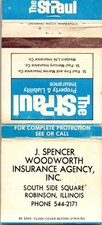 The St Paul Property & Liability Ins Robinson IL Vintage Matchbook Cover TMM16-3 picture
