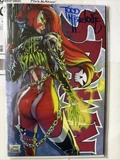 The Scorched #52 She-Spawn J. Scott Campbell Cover A SIGNED Todd McFarlane COA picture