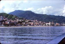1981 35mm Slide Unknown Cityscape View From Boat picture