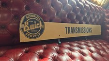 Buick Authorized Service Transmission Sign Masonite Vintage Measurements In Pics picture
