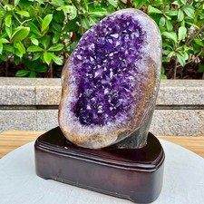 13.97LB Natural Amethyst Geode Cathedral Crystal Cluster Specimen Energy picture