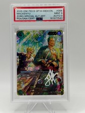 Roronoa Zoro - PRB02-006 (SP)  The Azure Sea's Seven Macenyu Autograph 9/9 picture
