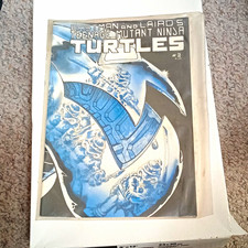 Mirage Studios Teenage Mutant Ninja Turtles #2 Eastman Laird Copper Age B&W picture