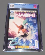 NAOMI #4 CGC 9.8 Near Mint/Mint White Pages DC Comics 2019 Cambell Origin Issue picture