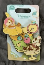 2024 SDR Shanghai Disney Resort Chip & Dale Cool Summer Treats Pin picture