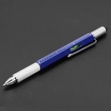 7-in-1 Multifunctional Multi-Tool Pen with Screwdriver, Ruler, Level, Stylus & B picture