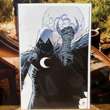 MOON KNIGHT FIST OF KHONSHU 1 1:100 VIRGIN VARIANT NM INCENTIVE RATIO RI 2024 picture