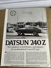DATNIS343 Article Road Test 1970 Datsun 240Z Apr 1970 7 page picture