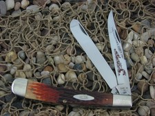 Case XX 1982 CCC Brown Jigged Bone Banana Trapper with TruSharp steel 6251 picture