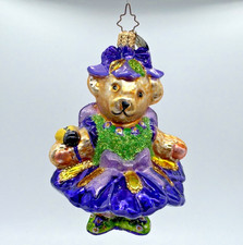 Christopher Radko MUFFY Irresistible Iris Glass Ornament EXTREMELY RARE Mint picture