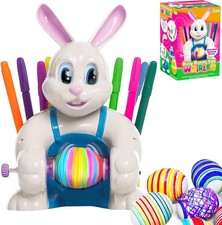 BUSY BUNNY EGG WHIRLER Decorating Kit W/ 10 Markers Klever Kits by Joyin NEW picture