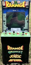 Arcade 1Up Rampage Gaunlet Joust Defender Arcade Cabinet WORKS Read Description picture