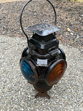 Vintage PRR Pennsylvania Railroad Adlake Model 1284 Non-Sweating Switch Lamp - M picture