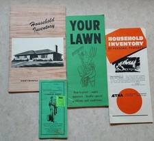 Vintage Household Inventory, Lawn Maintenance and Common Sense Travelers Expense picture
