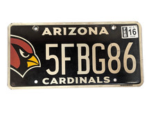 Real License Plate 2015/16, Arizona, NFL Arizona Cardinals, FB (Football) picture