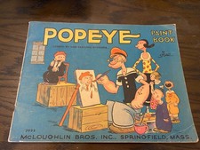 1932 Popeye Paint Book picture