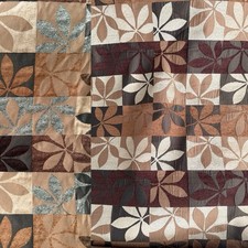 VTG Croscill Jacquard Tapestry Reversible Fabric Patchwork Chenille Leaf 2.63yd picture